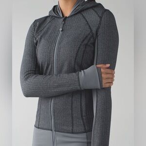 Lululemon Daily Practice Yoga Jacket - Herringbone Gray